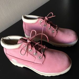 Pink Timberland Boots